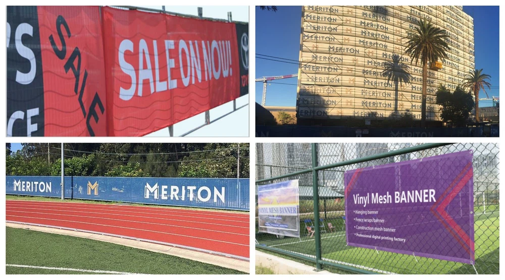 Printed Mesh Banner Printed Mesh Banner