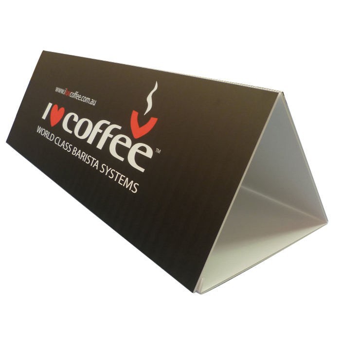 Triangle Corrugated Plastic Roster Signs